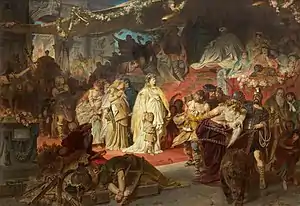 Thusnelda en el triunfo de Germánico (1873)