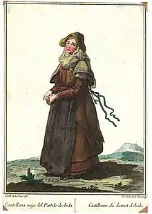Castellana vieja de la provincia en el siglo XVIII