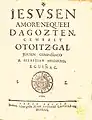 Publicación piadosa en vascuence del jesuita Sebastián Mendiburu (1760)