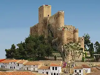 Castillo de Almansa, del siglo XIV