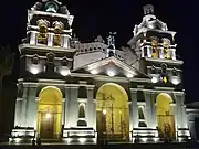 Iluminación instalada en 2010 para la celebración del Bicentenario de Argentina