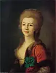 Dmitry Levitsky «Retrato de A. Voronzova»