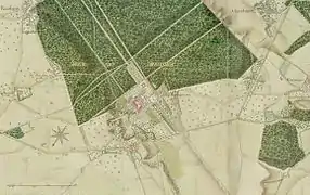 Mapa del Atlas de Trudaine, mediados siglo&nbsp;XVIII