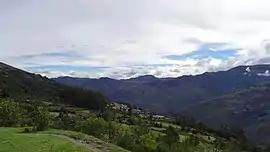 Vista del plano desde la bajada.