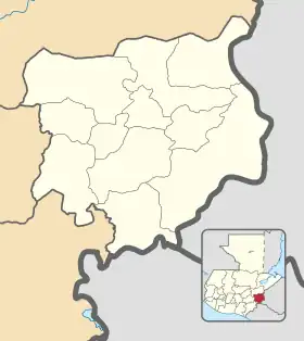 Chiquimula ubicada en Chiquimula (departamento)