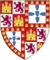 Escudo de armas de Beatriz de Portugal.