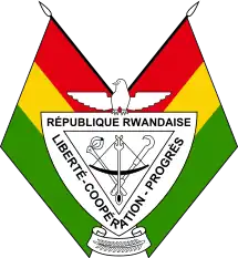 Escudo de armas de la República de Ruanda (1962-2001)