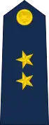 Insignia de Teniente de la Fuerza Aérea.