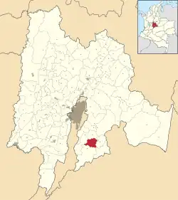 Fosca ubicada en Cundinamarca