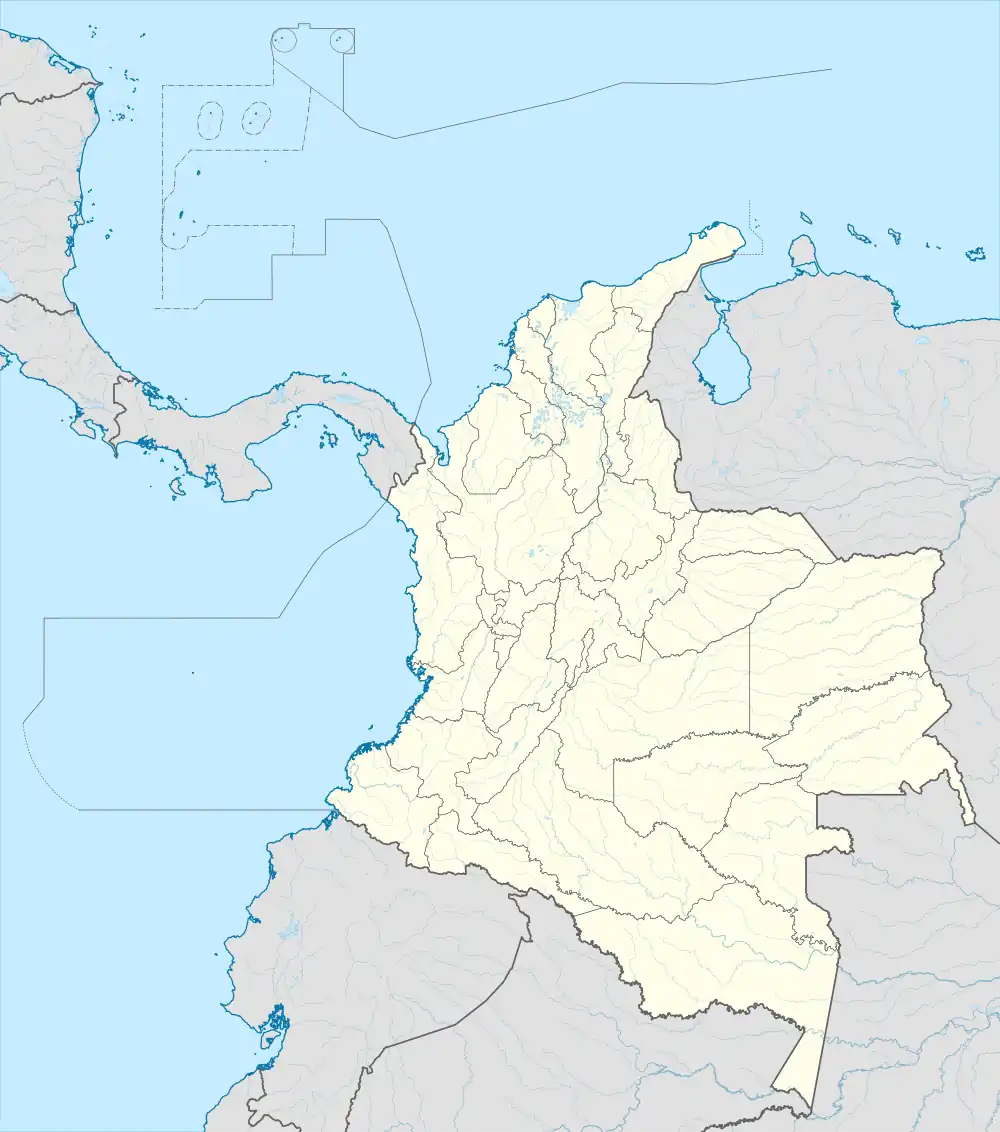 Mocoa ubicada en Colombia