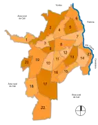 Comunas de la ciudad de Cali.