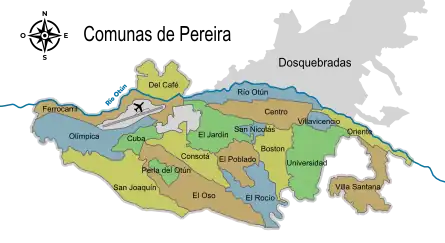 Comunas de la ciudad de Pereira.