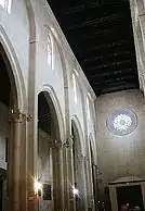 Nave central y arcos formeros