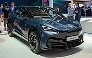 Cupra Tavascan vista frontal.