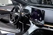 Cupra Tavascan vista del interior.