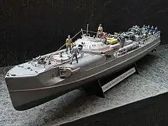 Lancha torpedera S-304 en versión casco completo.