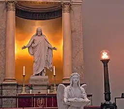 Estatua de Cristo en la catedral de Copenhague, de Berthel Thorvaldsen (1838)