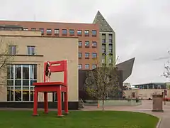 Escultura en los jardines