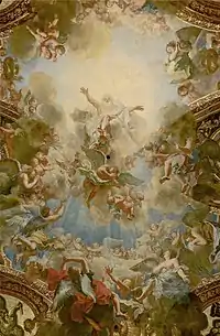 Capilla Real de Versalles, de Coypel, 1708.