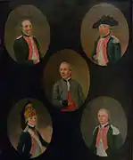 Dignatarios del capítulo noble de Remiremont (SXVIII)