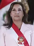 Presidenta del Perú Dina Boluarte