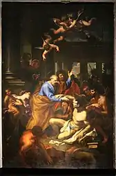 San pietro risana uno zoppo (1694-1696), de Domenico Piola