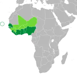 &nbsp;&nbsp;&nbsp;&nbsp; Estados miembros  &nbsp;&nbsp;&nbsp;&nbsp; Estados suspendidos