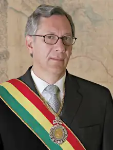 Eduardo Rodríguez Veltzé(2005-2006)2 de marzo de 1956 (68 años)