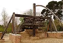 Ruinas de la Real Fábrica del Buen Retiro en Madrid