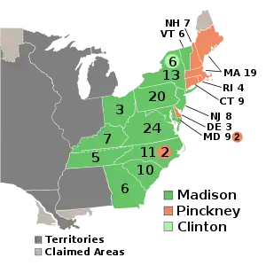 Elecciones presidenciales de Estados Unidos de 1808