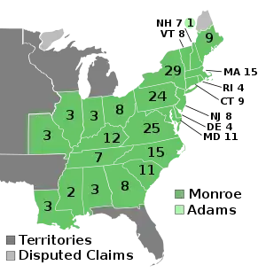 Elecciones presidenciales de Estados Unidos de 1820