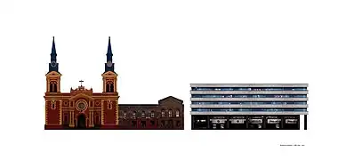 Elevación por calle Mac-Iver