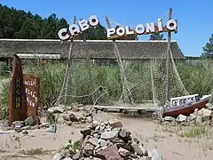Entrada a Cobo Polonio después de una travesía por las dunas y playa