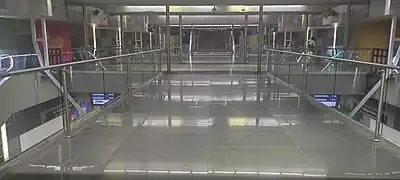 Pasillo de traslados.