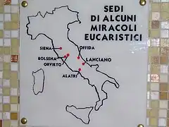 Lugares con milagros similares