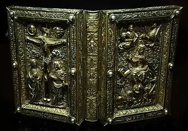 Cubierta de plata para un Evangelario (siglo&nbsp;XVI)