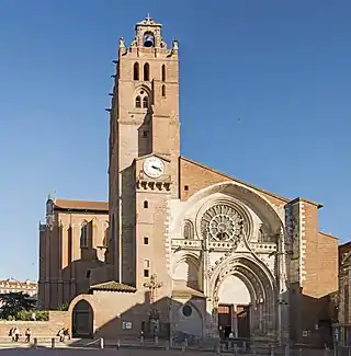 Fachada de la catedral, siglo XIII.