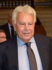 Felipe González3.º (1982-1996)5 de marzo de 1942 (82&nbsp;años)