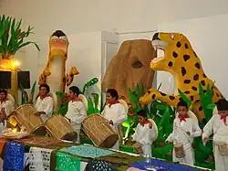 Los Tamborileros en los eventos culturales