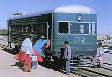 Antiguo Ferrobús en Viacha
