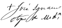 Firma de &nbsp;José&nbsp;Ignacio&nbsp;Montoya&nbsp;Palacio&nbsp;