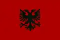 Bandera de la República Albanesa (¿1925-1928?)