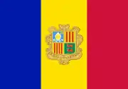 Bandera de Andorra (1949-1959)