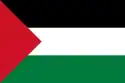 Bandera del Hiyaz desde 1920 hasta 1926 y esta bandera también fue usada por el Califato Sharifiano desde 1924 hasta 1925, antes de que Hiyaz se uniera con Néyed para formar una unión