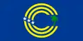 Bandera no oficial de uso local (1989-2008)