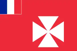 Bandera no oficial de Wallis y Futuna (1910-1985)