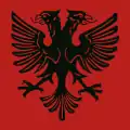 Bandera de la República Albanesa (1925-1928)