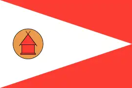 Bandera del pueblo merina (desde 1997).
