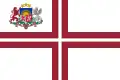 Estandarte del Primer Ministro de Letonia.