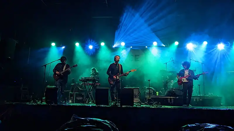 Florent y yo actuando en el Facela Fest (Lugo), el 10 de mayo de 2024.